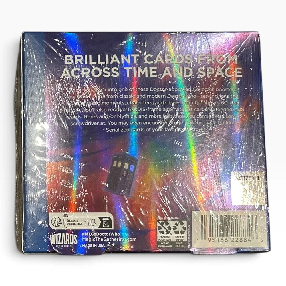 Magic The Gathering Universes Beyond Doctor Who Collector Booster Box NEW